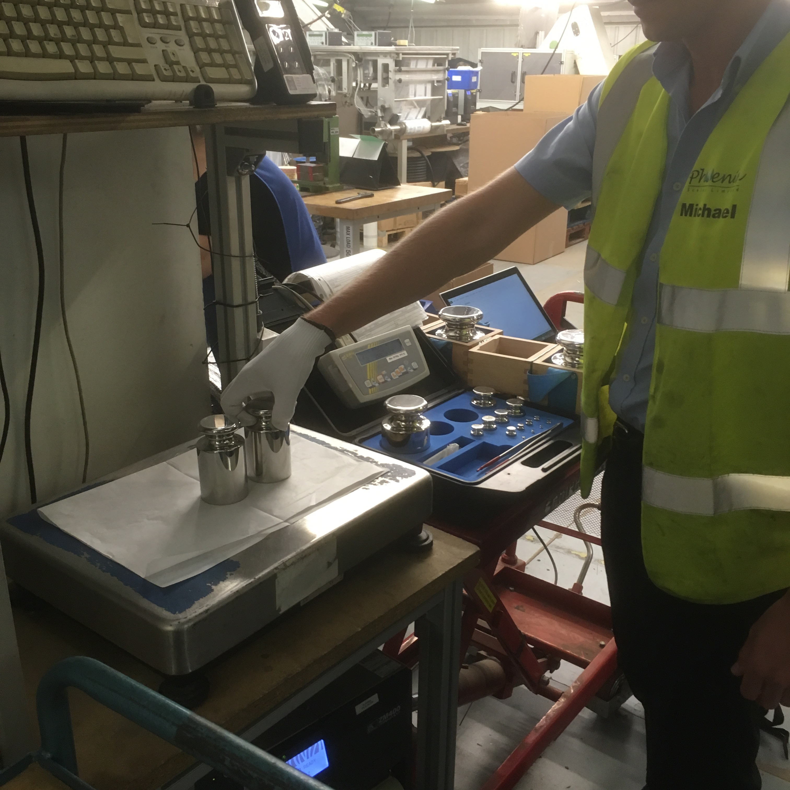 Phoenix Scale Calibration ISO 170252005 (UKAS) accredited